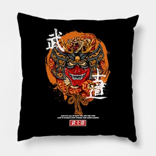 head samurai mamba Pillow