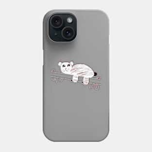 children's drawing kangaroo bear koala on a tree Phone Case