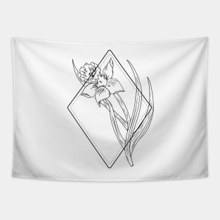 March Birth Flower Daffodil Tapestry