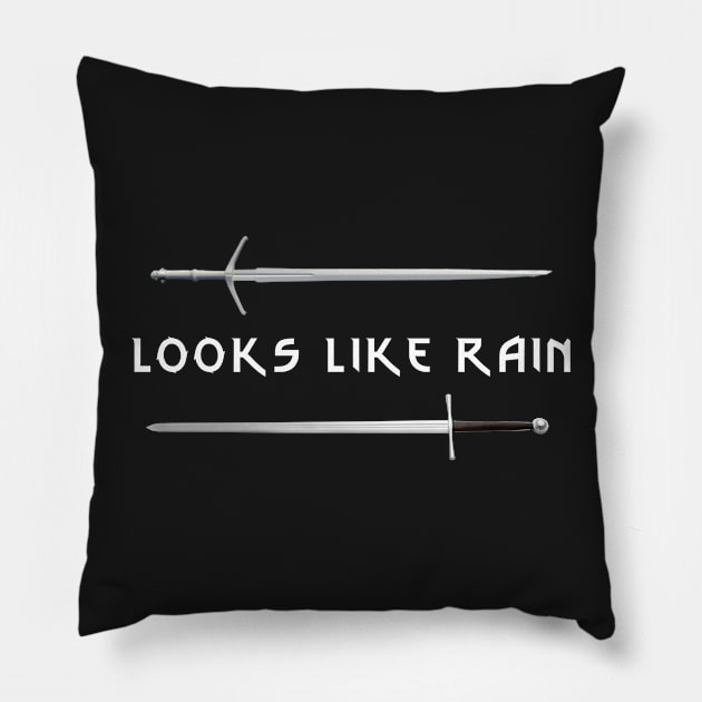 Looks like rain - Witcher Pillow by Fenay-Designs