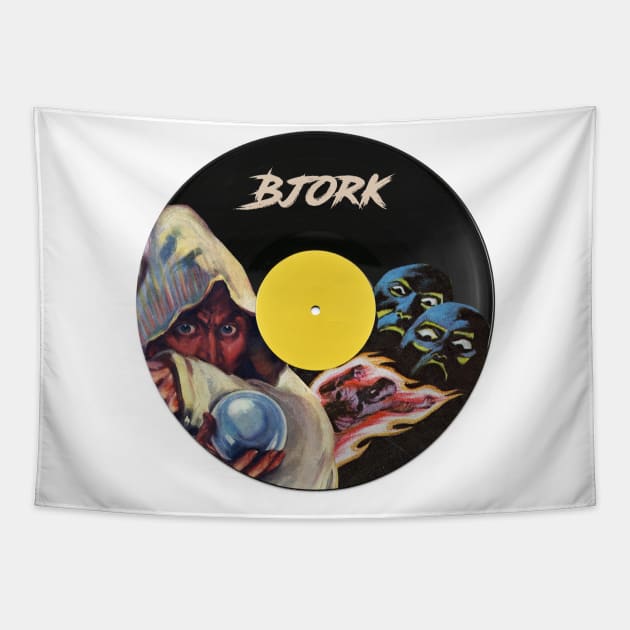 Bjork Vynil Pulp Tapestry by terilittleberids