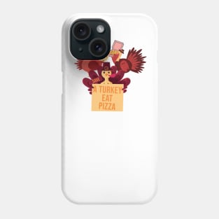 Vegan Save a Turkey Eat Pizza Thanksgiving Kids & Adults Phone Case