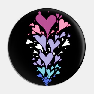 Loveheart - Bigender Pin