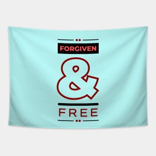 Forgiven And Free | Christian Tapestry