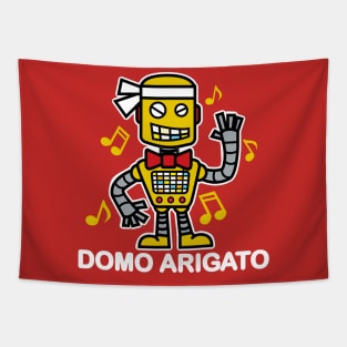 Domo Arigato Robot Tapestry