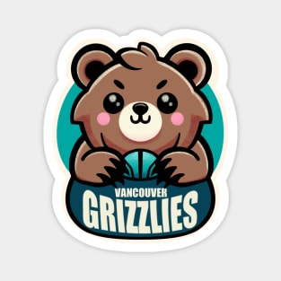 Vancouver Grizzlies Magnet