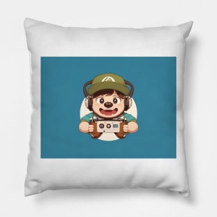 Gamers boy Pillow