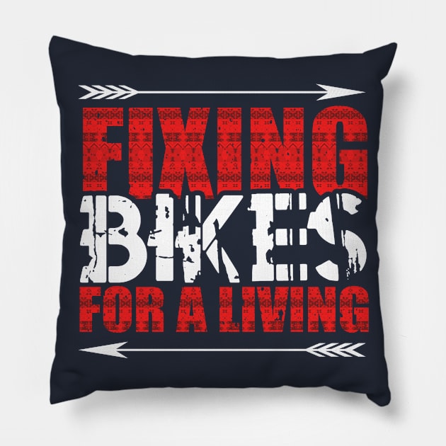 Bikers Mechanics, mechanics gift, Auto Mechanics gift, Bikers Pillow by BaronBoutiquesStore