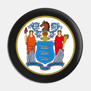 New Jersey Coat of Arms Pin