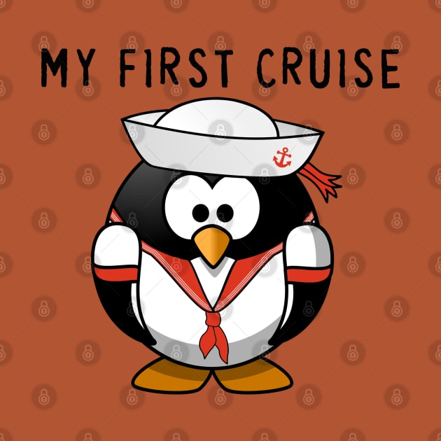 Cruise My First Cruise Sailor Penguin by Wheres Walter Travel