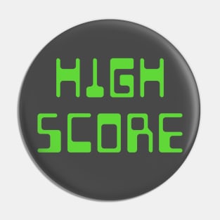 High Score Green Pin