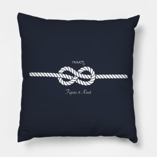 Nautical Figure 8 Eight t by Nuucs Pillow