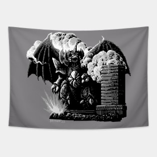 Destoroyah BW Tapestry