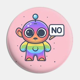 Cosmic Consent - The Assertive Little Alien Pin