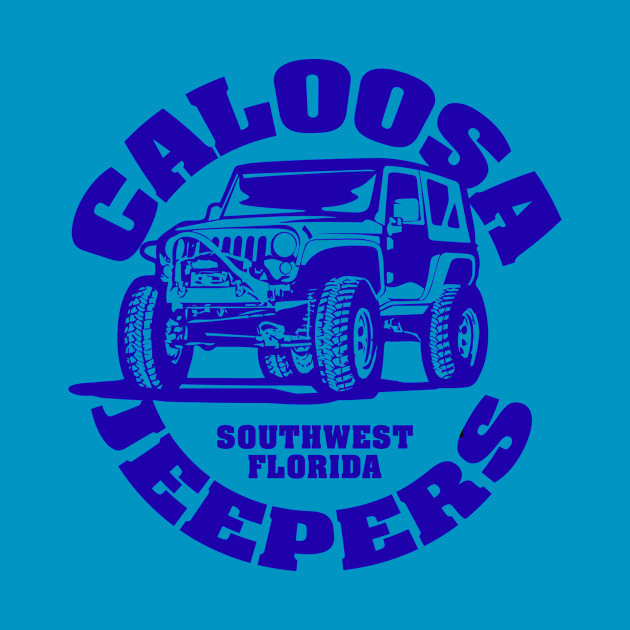 Navy Vertical Logo by Caloosa Jeepers 