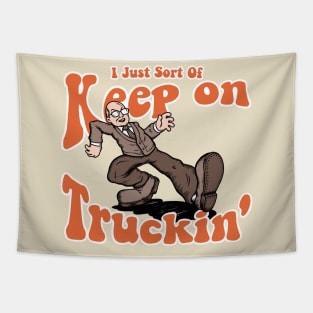 Keep On Truckin' Colin Tapestry