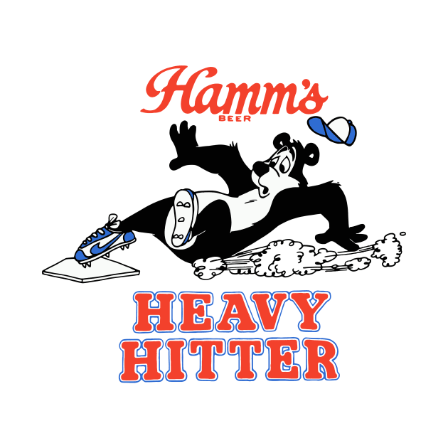 Vintage Hamms Baseball Bear by Super Secret Villain