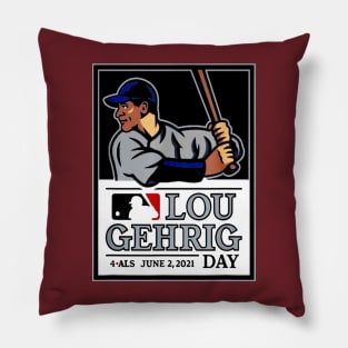 Lou Gehrig 4 Merch Legend Pillow