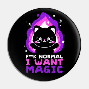 Magicat want magic Pin