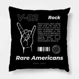 V02 Style Rare Americans Vintage Pillow