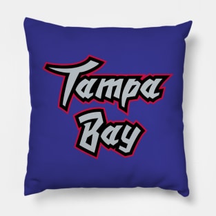 Tampa Bay basketball - purple Pillow