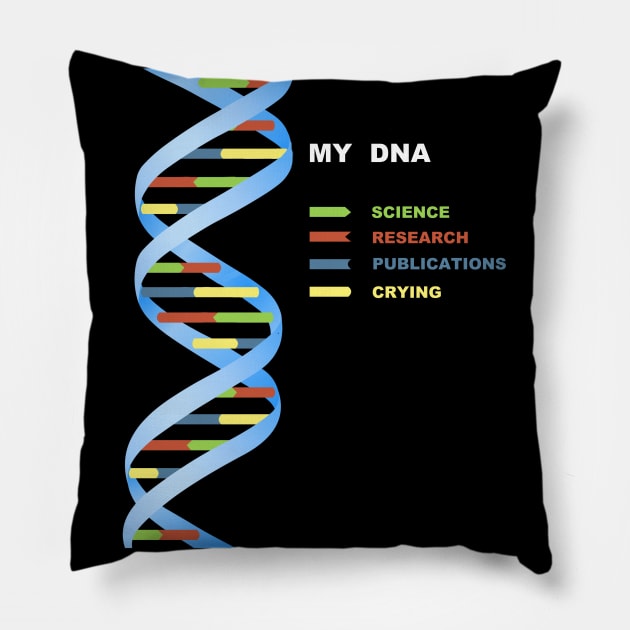 My DNA Scientist Research Laboratory Experiment Pillow by ballhard