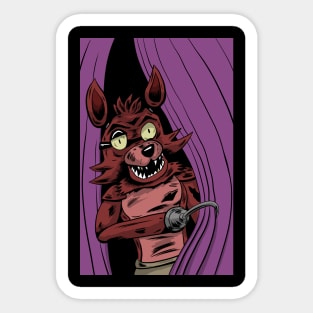 FNaF Withered Foxy Sticker for Sale by nyrofletcher