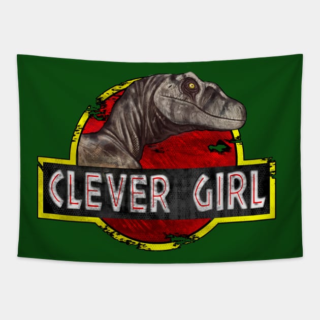 Clever Girl Tapestry by Daenar7