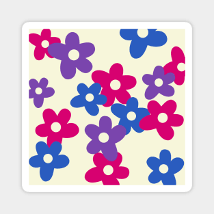 Bisexual Flower Pattern Magnet