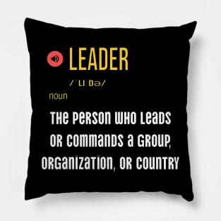 Who is a leader meaning? Pillow