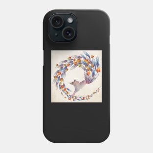 wolf cercle Phone Case