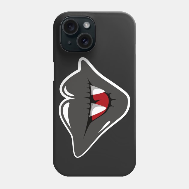 Vampire Lips Phone Case by dkdesigns27