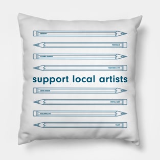 Support Local Artists - Michigan Pillow