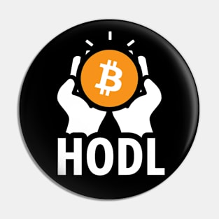 HODL: Hold On for Dear Life Pin