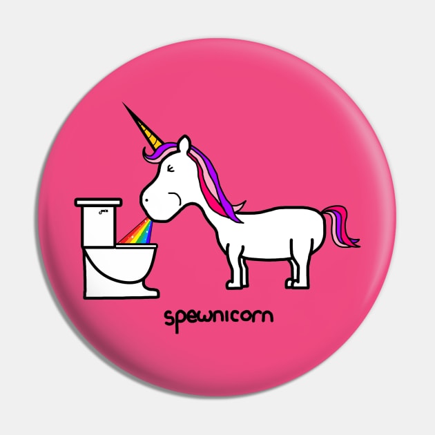 spewnicorn Pin by paintbydumbers