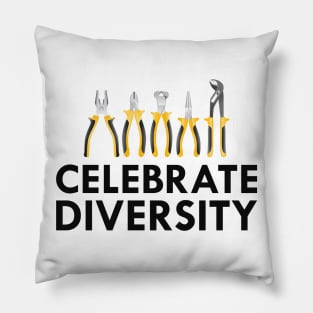 Electrician - Celebrate Diversity Pillow