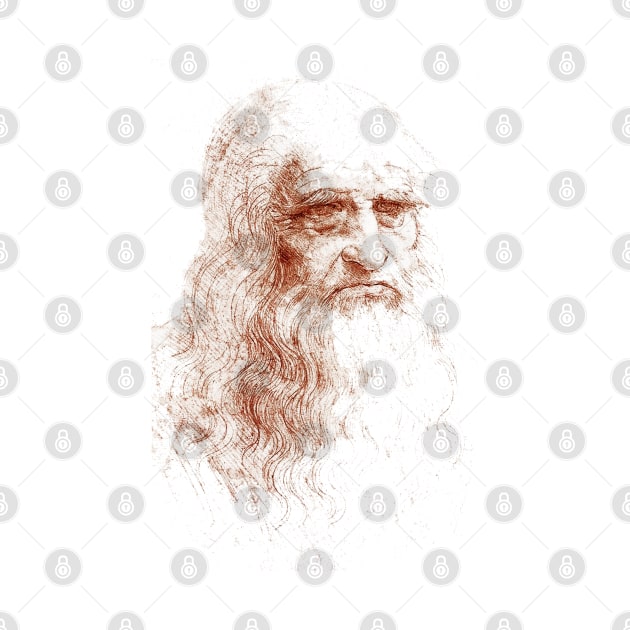 Leonardo da  Vinci portrait by ShopBuzz