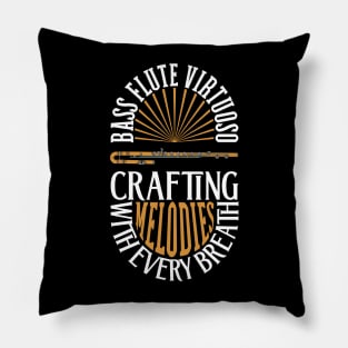 Flute Virtuoso - Bass Flute Pillow