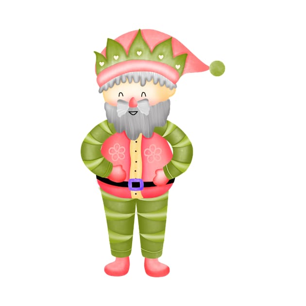 Cute santa claus by Onanong art design shop.