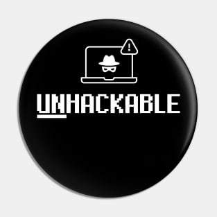 Unhackable Web Programmer Design Pin