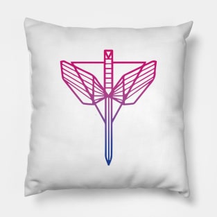 The Shield Symbol (Bisexual) - Wynonna Earp Pillow