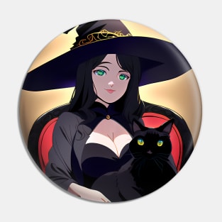 Witch Familiar Pin