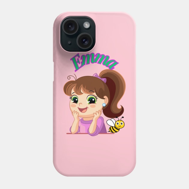 Emma baby's name Phone Case by TopSea