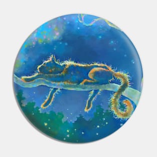 Surrealism-Stray Cat Pin