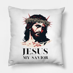 jesus my savior | Jesus t-shirt Pillow