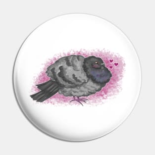 Lovey Pigeon Pin