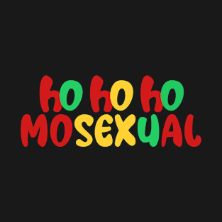 Ho Ho Ho Mosexual Pride Gay Christmas T-Shirt