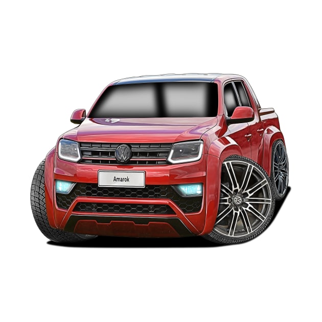 Red Amarok by AmorinDesigns