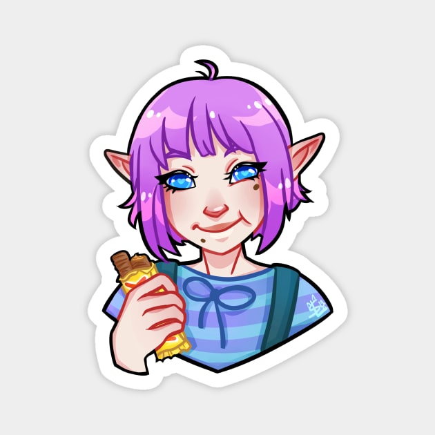 Cute Elf Magnet by LinDemonic