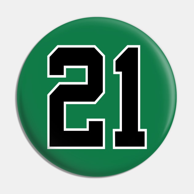 Number 21 Pin by colorsplash